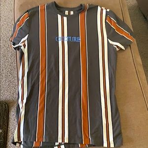 Striped T shirt “Culture”